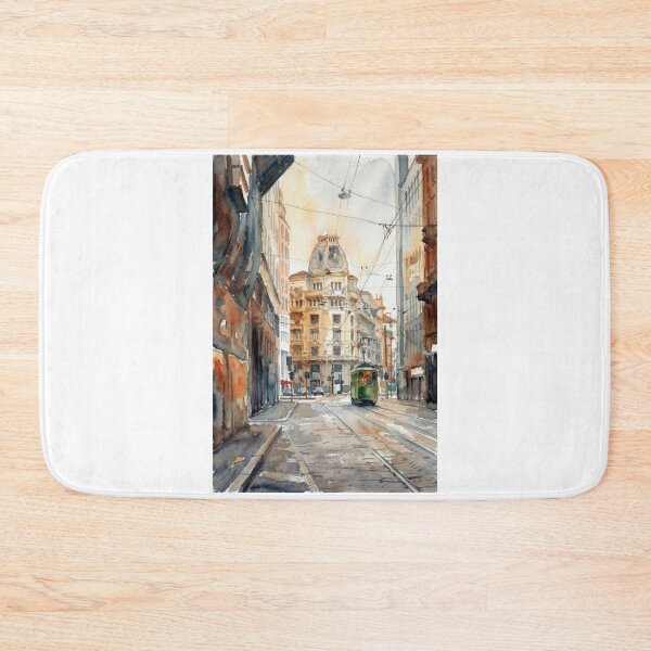 Item preview, Milan Green Tram Palazzo Meroni designed and sold by caracatita75.