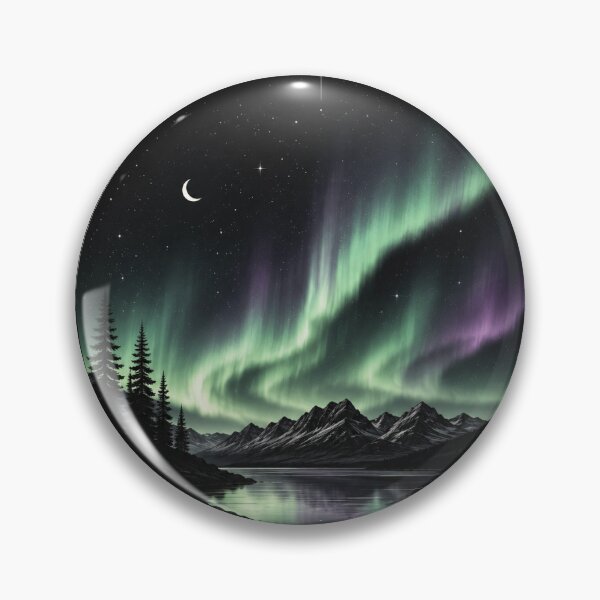 Item preview, Celestial Northern Lights Mystical Landscape - OVENYX designed and sold by NeproParis.