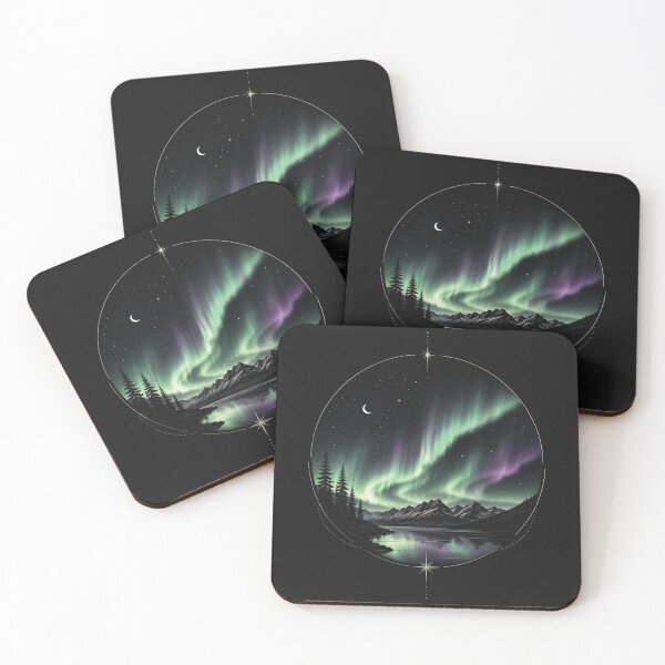 Item preview, Celestial Northern Lights Mystical Landscape - OVENYX designed and sold by NeproParis.