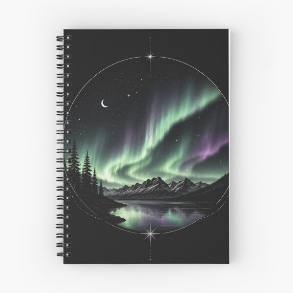 Item preview, Celestial Northern Lights Mystical Landscape - OVENYX designed and sold by NeproParis.