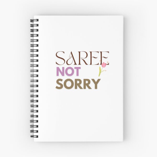 Item preview,  Saree Not Sorry | Brown Girl Aesthetic Retro Sticker designed and sold by AeraArts.