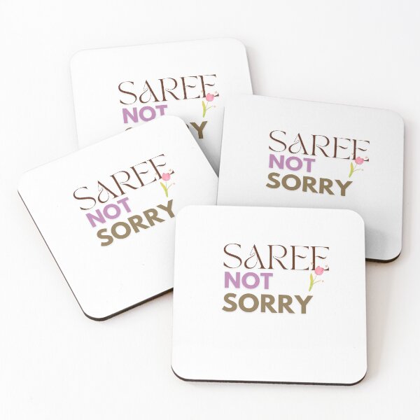 Item preview,  Saree Not Sorry | Brown Girl Aesthetic Retro Sticker designed and sold by AeraArts.
