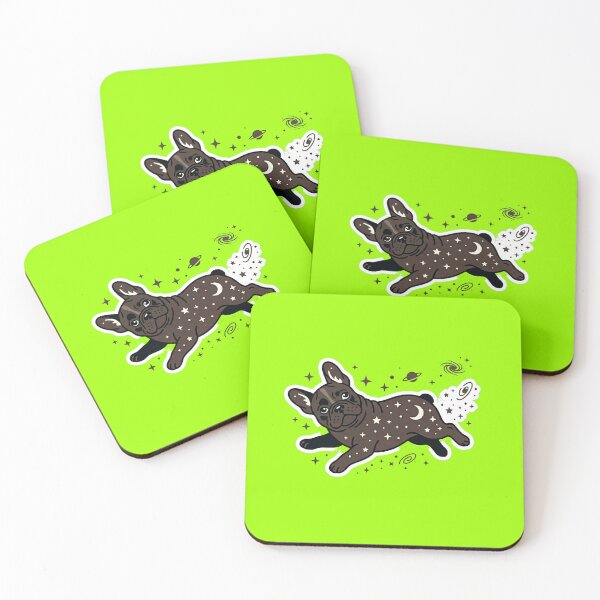 Item preview, Space French Bulldog Cosmic Celestial Sticker designed and sold by NadinGerasi.