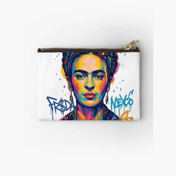 Item preview, Frida Kahlo Street Art Graffiti Feminist Portrait designed and sold by ZENVIRART.