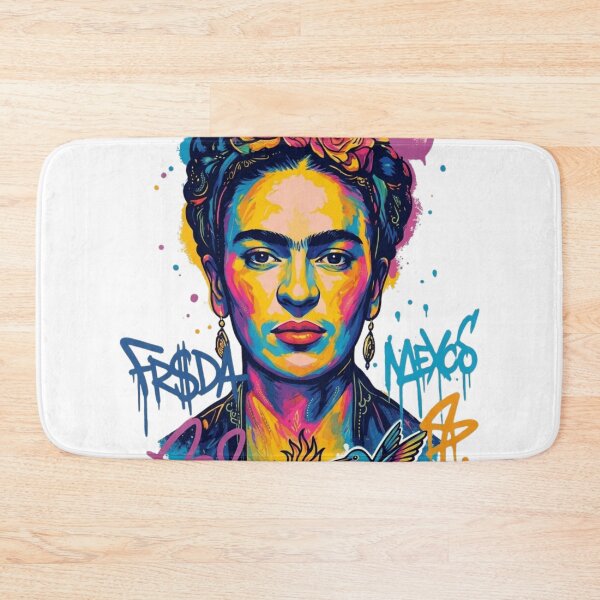 Item preview, Frida Kahlo Street Art Graffiti Feminist Portrait designed and sold by ZENVIRART.