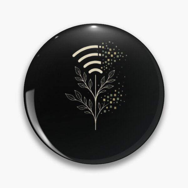 Item preview, Signal Lost Peaceful Wave Botanical Art designed and sold by Inkfino.