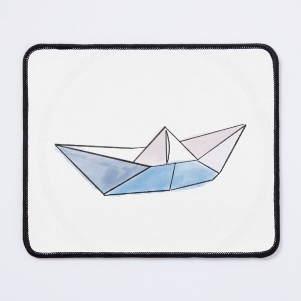 Item preview, Simple paper boat watercolor illustration pastel designed and sold by Octanesquid.
