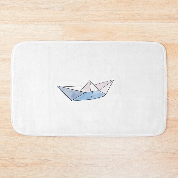 Item preview, Simple paper boat watercolor illustration pastel designed and sold by Octanesquid.