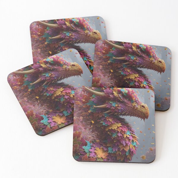 Item preview, Autumn Dragon With Falling Leaves designed and sold by Visual Foundry.