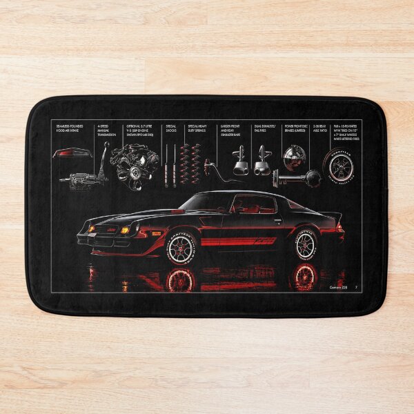 Item preview, 1979 Camaro Z28 – Black Second-Gen Chevrolet Muscle Car Poster Art designed and sold by Stinky Lincy's Apparel Company.