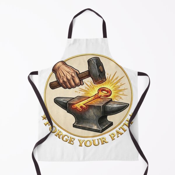 Item preview, Forge Your Path Motivational Blacksmith Artwork – Success Mindset Inspirational Design designed and sold by Be-You-Vibes.