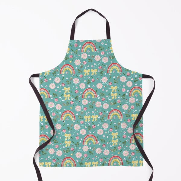 Item preview, Cute rainbow in green seamless pattern  designed and sold by Min659.