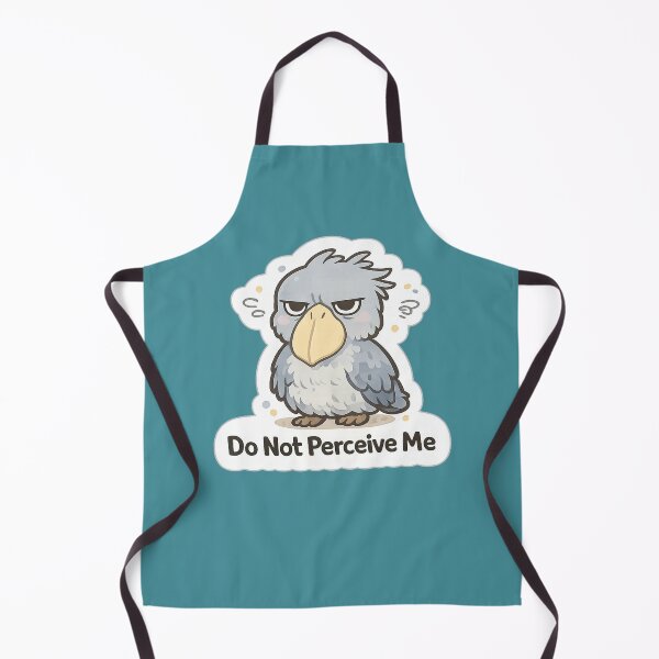 Item preview, Do Not Perceive Me Shoebill Meme | Cute Introvert Bird Sticker Design designed and sold by BabyStark.