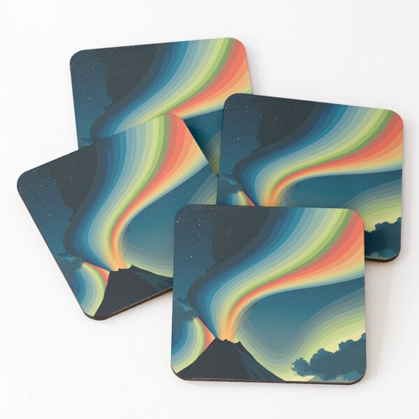 Item preview, Aurora Borealis Over Mountain Peak designed and sold by Visual Foundry.