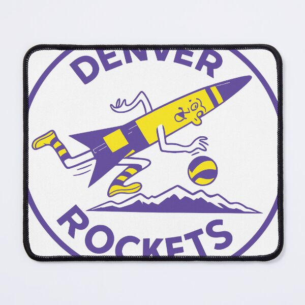 Item preview, Denver Rockets Vintage ABA Logo – Classic 1970s Basketball Design designed and sold by RetroBasketball.