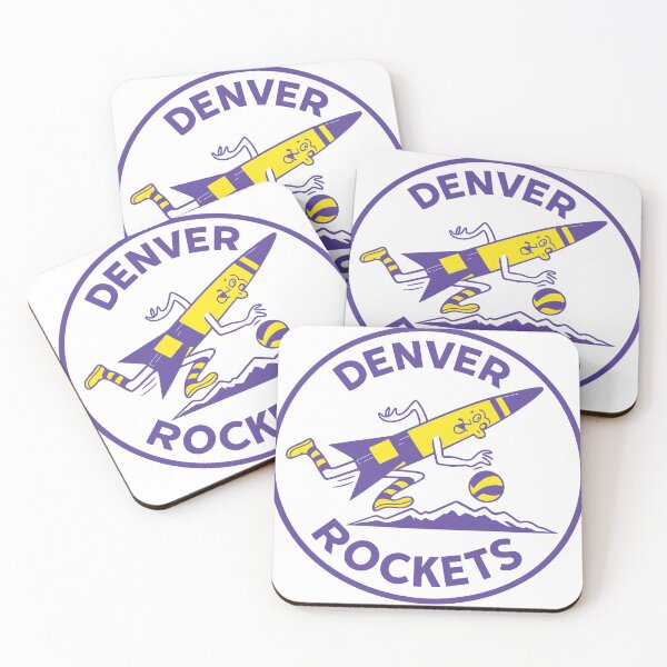 Item preview, Denver Rockets Vintage ABA Logo – Classic 1970s Basketball Design designed and sold by RetroBasketball.