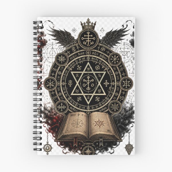 Item preview, Occult Grimoire Circle | Mystic Solomon Seal Artwork designed and sold by Sticleg.