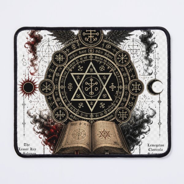 Item preview, Occult Grimoire Circle | Mystic Solomon Seal Artwork designed and sold by Sticleg.