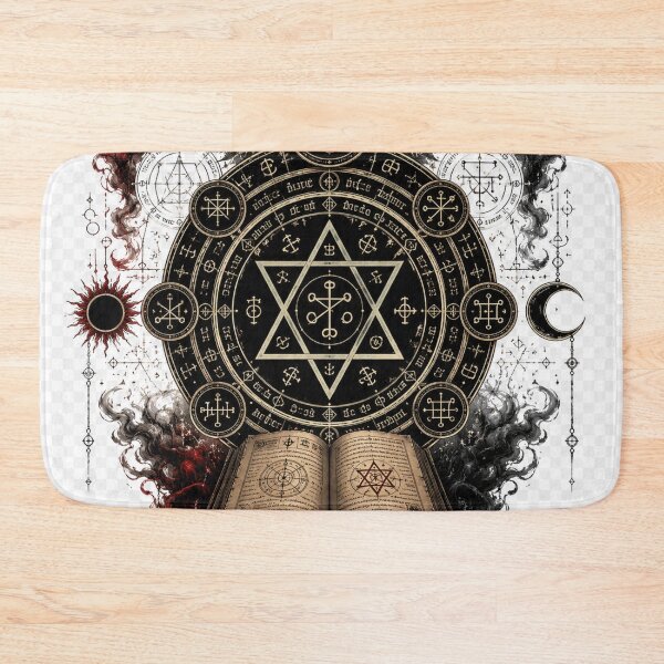 Item preview, Occult Grimoire Circle | Mystic Solomon Seal Artwork designed and sold by Sticleg.