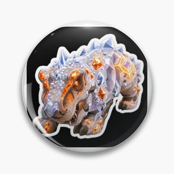 Item preview, Crystal Beast Creature with Amber Gems designed and sold by Farheen786.