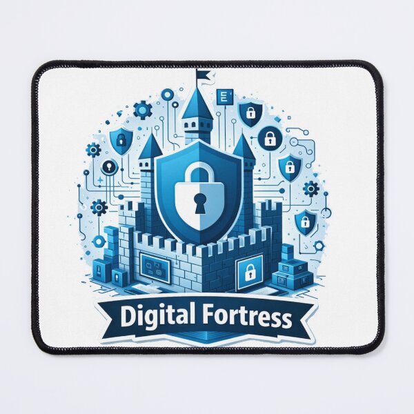 Item preview, ​Digital Fortress Cybersecurity IT Professional Tech Design designed and sold by JREEHBRAND.