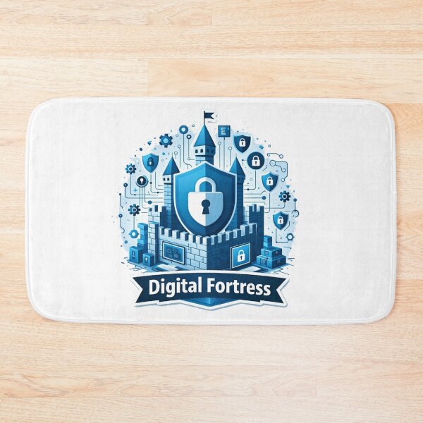 Item preview, ​Digital Fortress Cybersecurity IT Professional Tech Design designed and sold by JREEHBRAND.