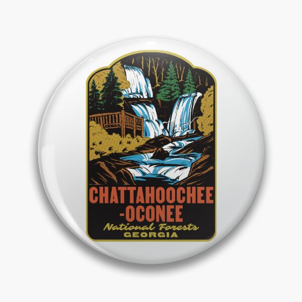 Item preview, Chattahoochee-Oconee National Forests Georgia Retro designed and sold by HalpinDesign.