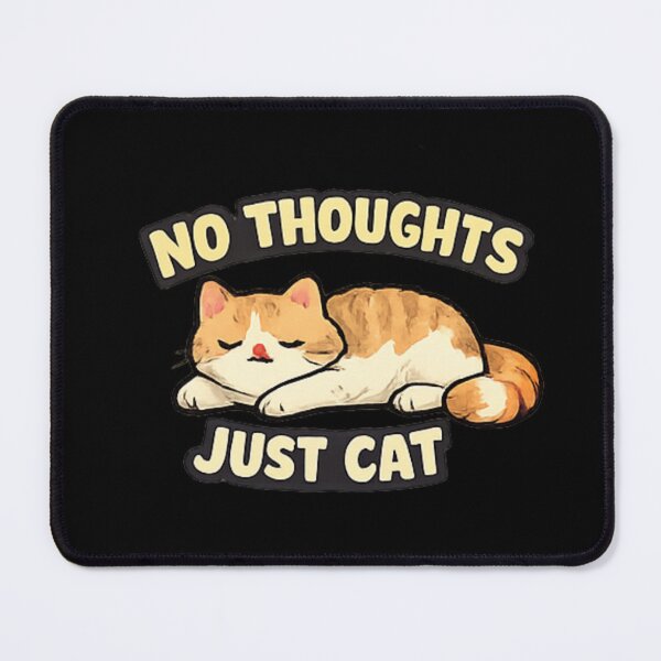 Item preview, No Thoughts Just Cat Funny Sleeping Cat Shirt designed and sold by Hobby-up.