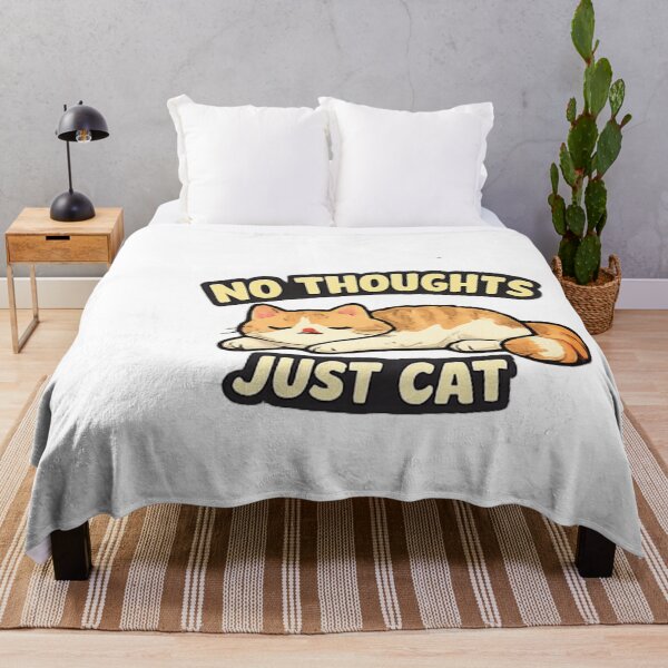 Item preview, No Thoughts Just Cat Funny Sleeping Cat Shirt designed and sold by Hobby-up.