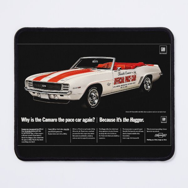 Item preview, 1969 Camaro SS Indy Pace Car – Classic Chevrolet Convertible Art designed and sold by Stinky Lincy's Apparel Company.