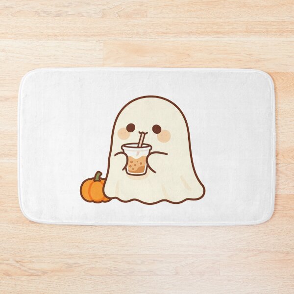 Item preview, Cute Halloween Ghost Boba Sticker designed and sold by AillustriaAK.