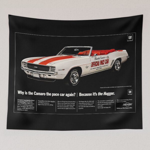 Item preview, 1969 Camaro SS Indy Pace Car – Classic Chevrolet Convertible Art designed and sold by Stinky Lincy's Apparel Company.