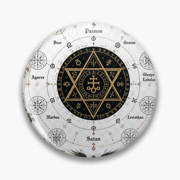 Item preview, Demonic Sigil Network | Lesser Key Inspired Magic Circle designed and sold by Sticleg.