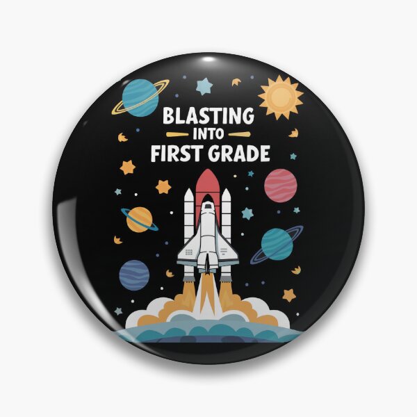 Item preview, Blast Off First Grade Rocket designed and sold by SiarheiYur.