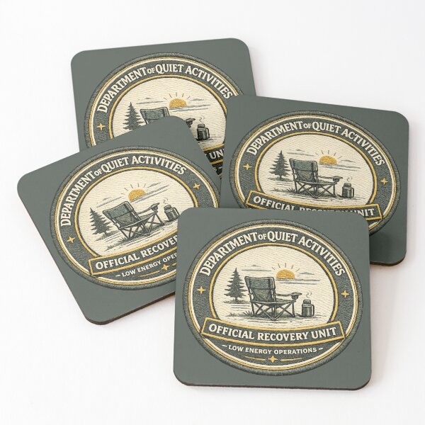 Item preview, Department of Quiet Activities Official Recovery Unit Patch Design designed and sold by ChirpInc.