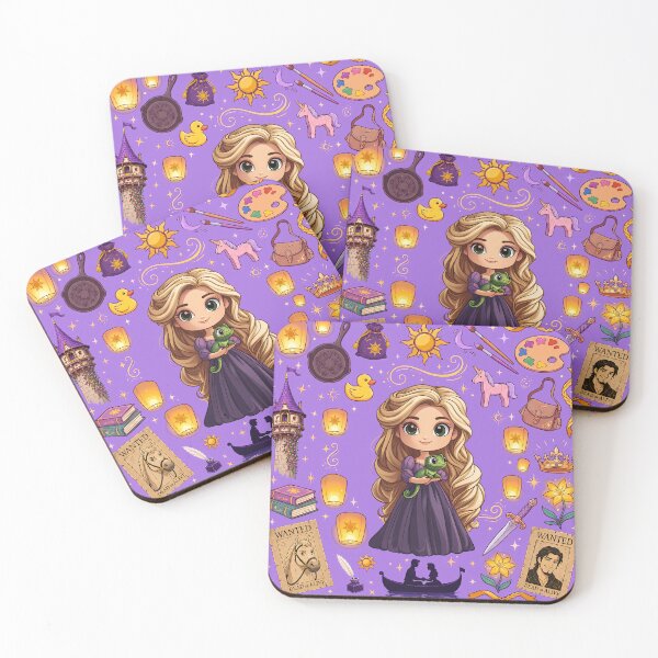 Item preview, Kawaii Rapunzel Tangled Collage designed and sold by KismetsKawaiiCo.