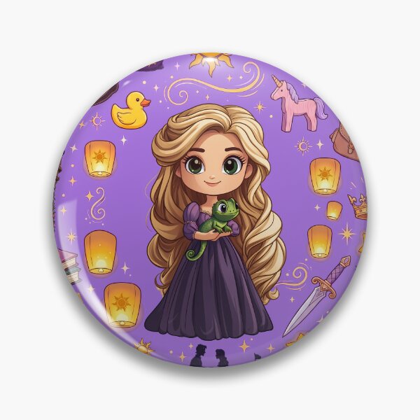Item preview, Kawaii Rapunzel Tangled Collage designed and sold by KismetsKawaiiCo.