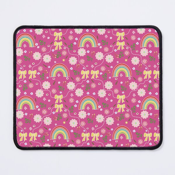 Item preview, Cute rainbow in pink seamless pattern  designed and sold by Min659.