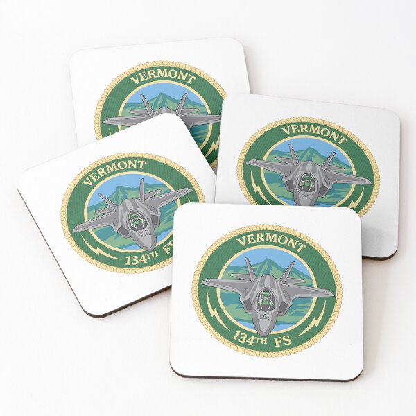 Item preview, Vermont Air National Guard 134th Fighter Squadron Commemorative Emblem designed and sold by CharlieDesings.