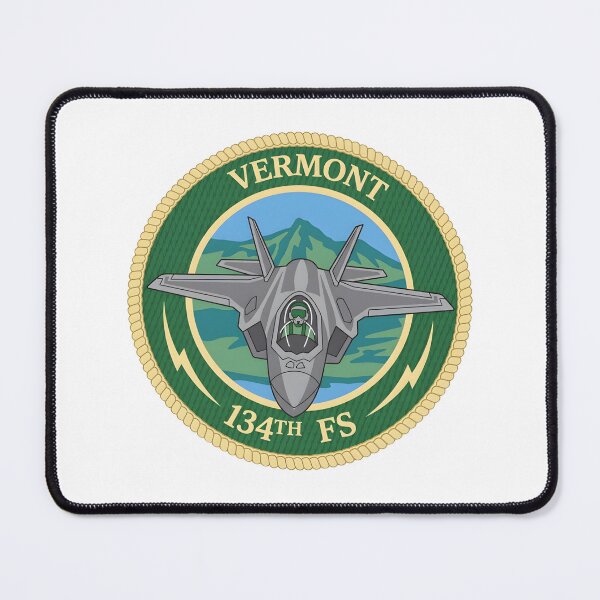 Item preview, Vermont Air National Guard 134th Fighter Squadron Commemorative Emblem designed and sold by CharlieDesings.