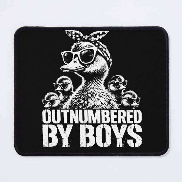 Item preview, Outnumbered By Boys – Funny Boy Mom Duck Mom Design designed and sold by PosiMCreations.