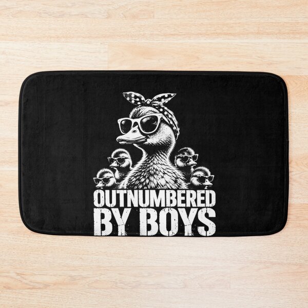 Item preview, Outnumbered By Boys – Funny Boy Mom Duck Mom Design designed and sold by PosiMCreations.
