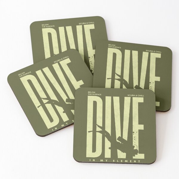Item preview, Minimalist Retro Dive Aesthetic - In My Element designed and sold by KaBaRen.