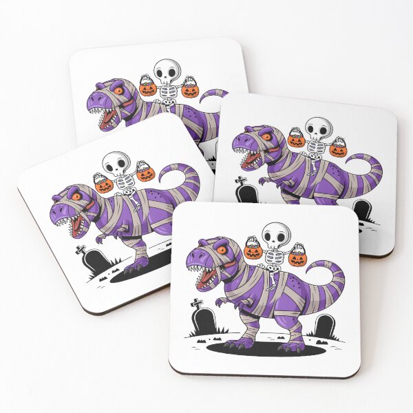 Item preview, Purple Halloween Dinosaur Skeleton designed and sold by Playful-Monster.
