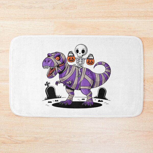 Item preview, Purple Halloween Dinosaur Skeleton designed and sold by Playful-Monster.
