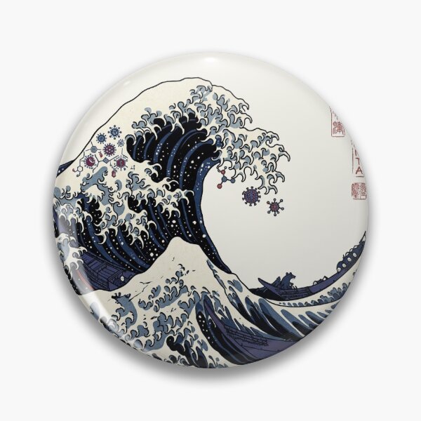 Item preview, Hantavirus Great Wave of Rodents Ukiyo-e designed and sold by DuckOddity.