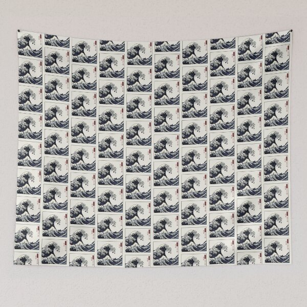 Item preview, Hantavirus Great Wave of Rodents Ukiyo-e designed and sold by DuckOddity.