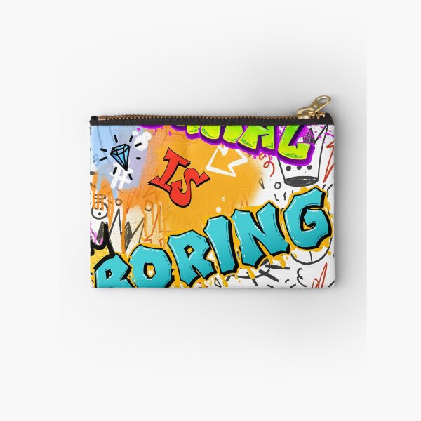 Item preview, Normal Is Boring Graffiti - Colorful Urban Streetwear Art designed and sold by thazinart.