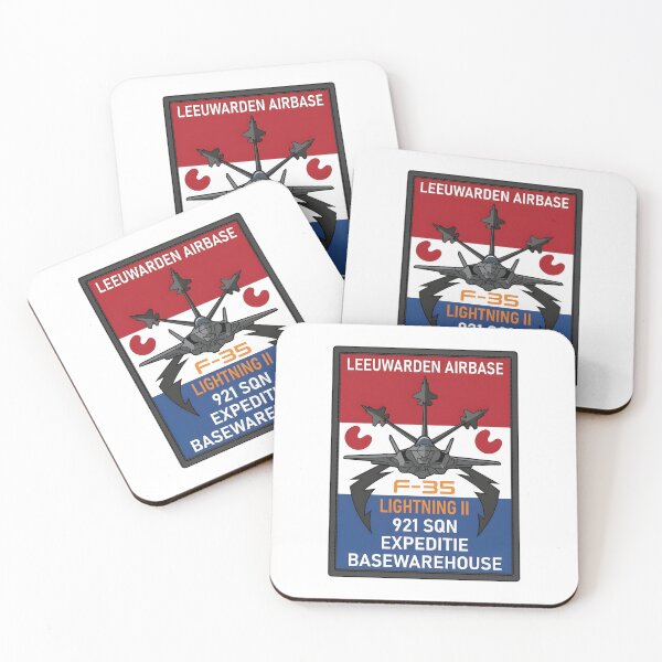 Item preview, Leeuwarden Airbase 921 Squadron Expeditionary Base Warehouse F-35 Patch designed and sold by CharlieDesings.
