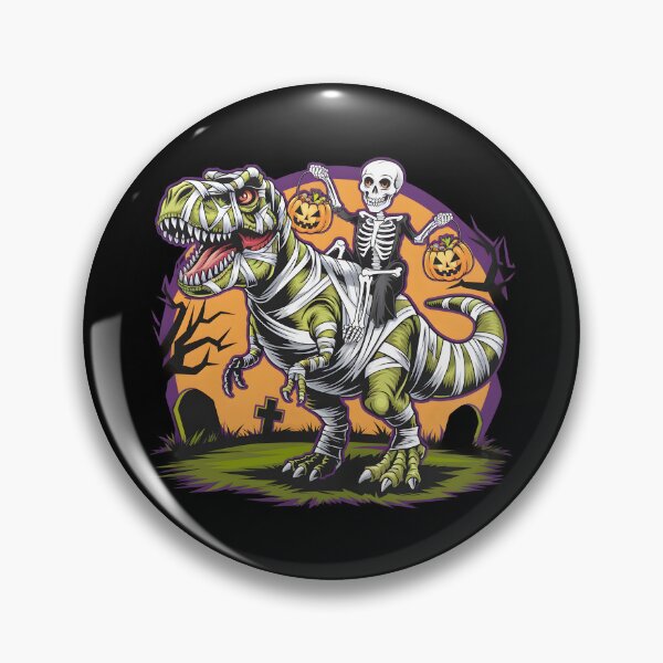 Item preview, Mummy T Rex Halloween Skeleton designed and sold by Playful-Monster.